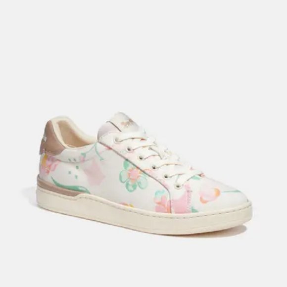 Coach Shoes - $108 *NEW* COACH Clip Low Top Sneaker With Floral